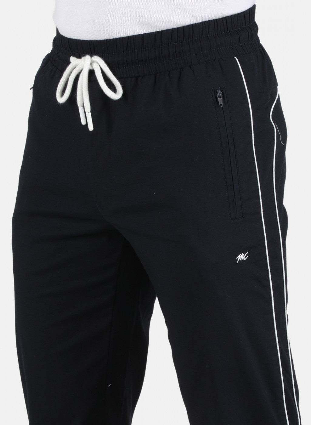 Men NAvy Blue Plain Lower