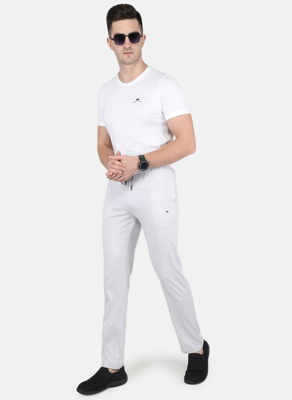 Men Grey Regular Fit Lower