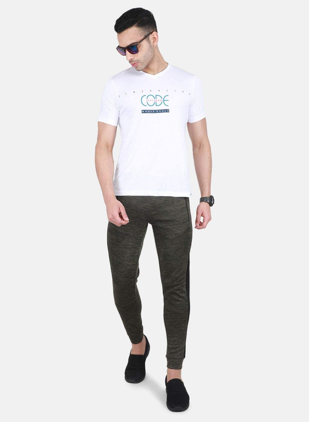 Rock.it Men Olive Solid Jogger