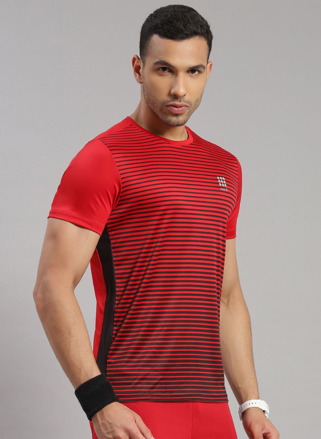Rock.it Men Red Stripe T-Shirt