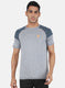 Rock.it Men Grey Solid T-Shirt