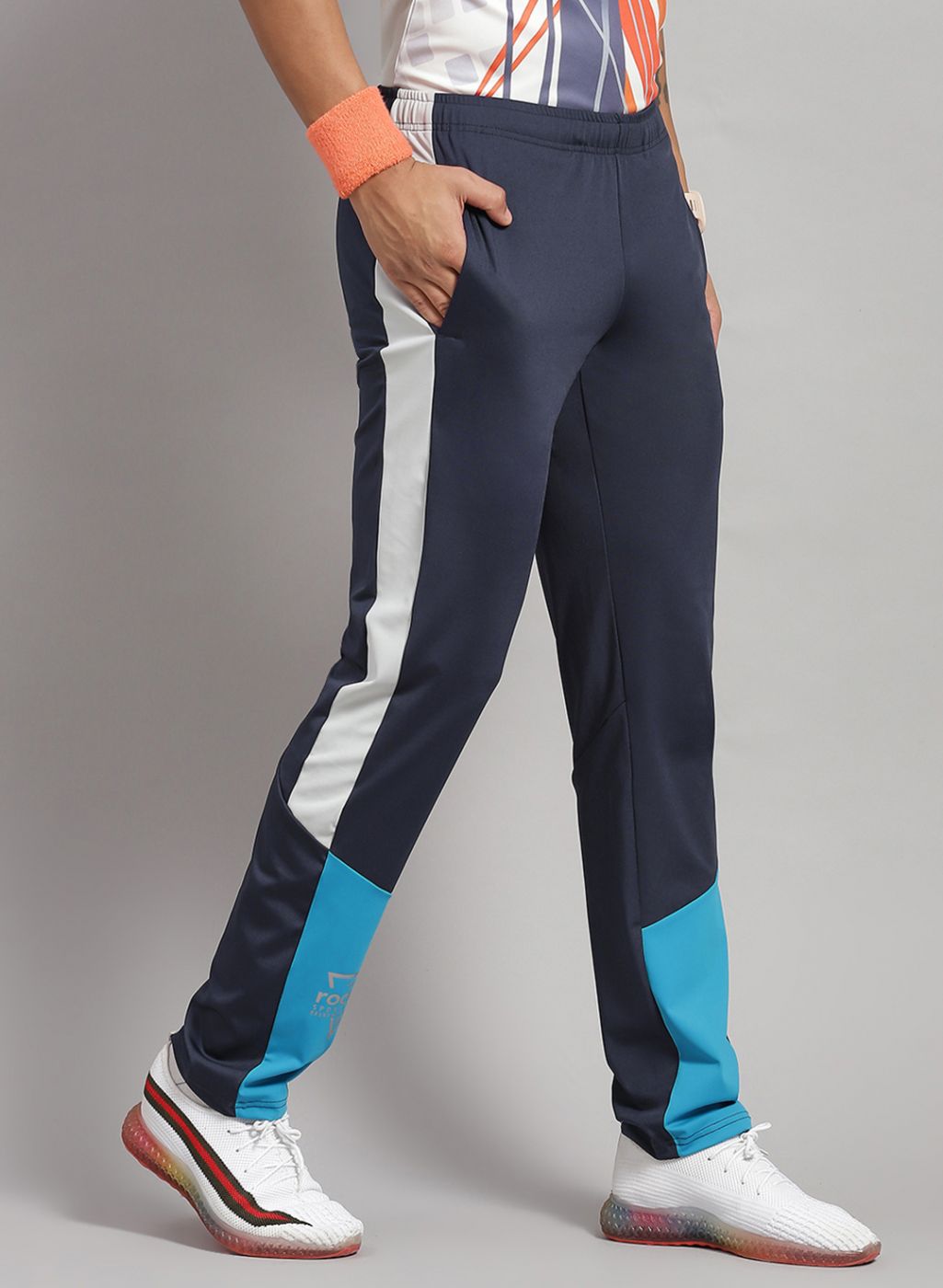 Rock.it Men Navy Blue Regular Fit Lower