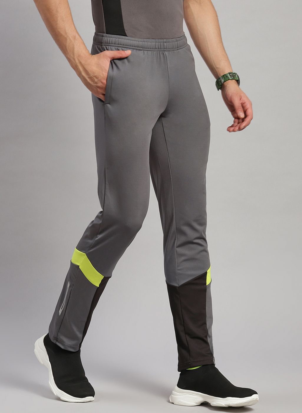 Rock.it Men Grey Regular Fit Lower
