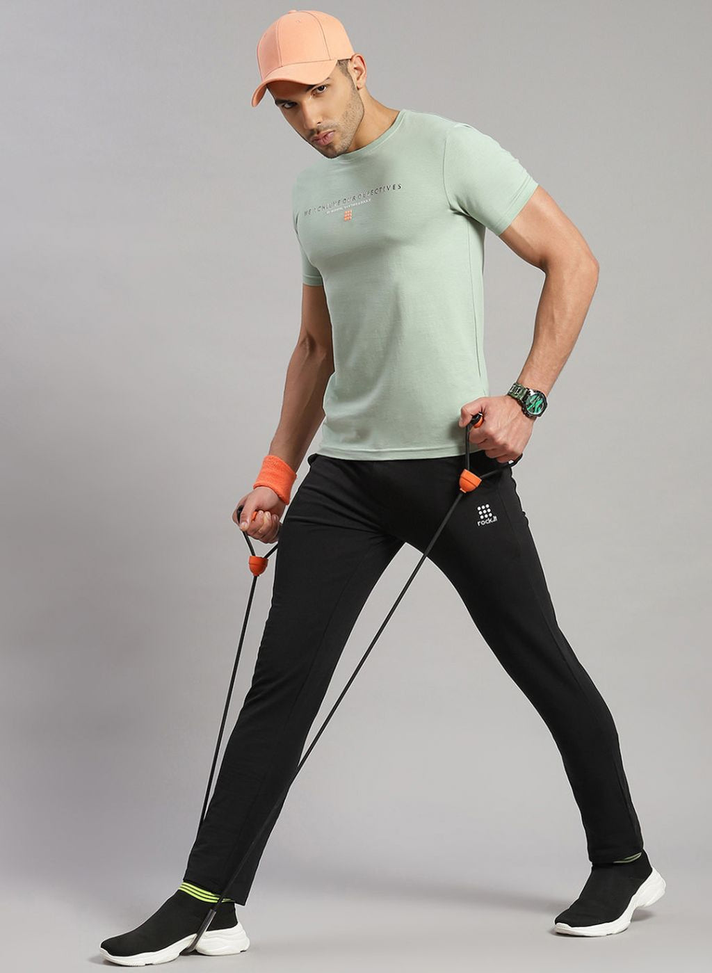 Rock.it Men Black Smart Fit Lower