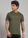 Rock.it Men Olive Printed T-Shirt