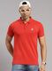 Rock.it Men Orange Solid T-Shirt