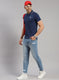 Rock.it Men Blue Solid T-Shirt