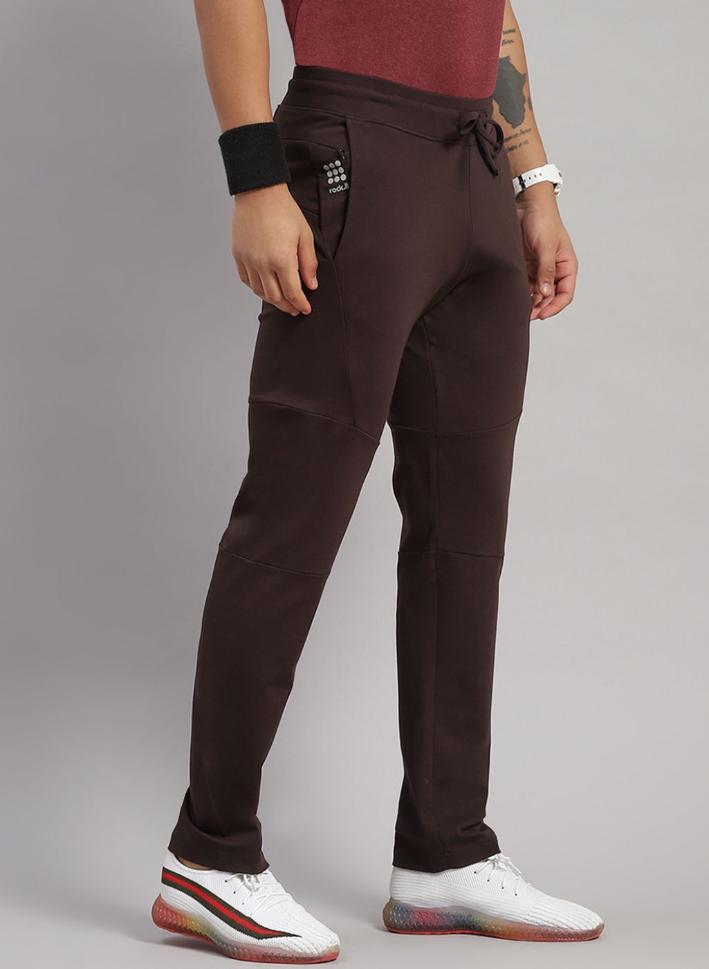 Rock.it Men Maroon Regular Fit Lower