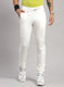 Rock.it Men White Regular Fit Jogger