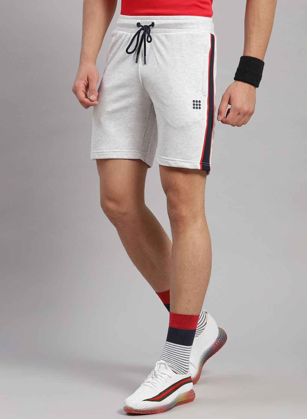 Rock.it Men Grey Solid Short