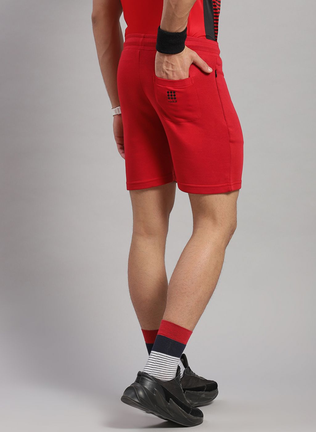 Rock.it Men Red Solid Short