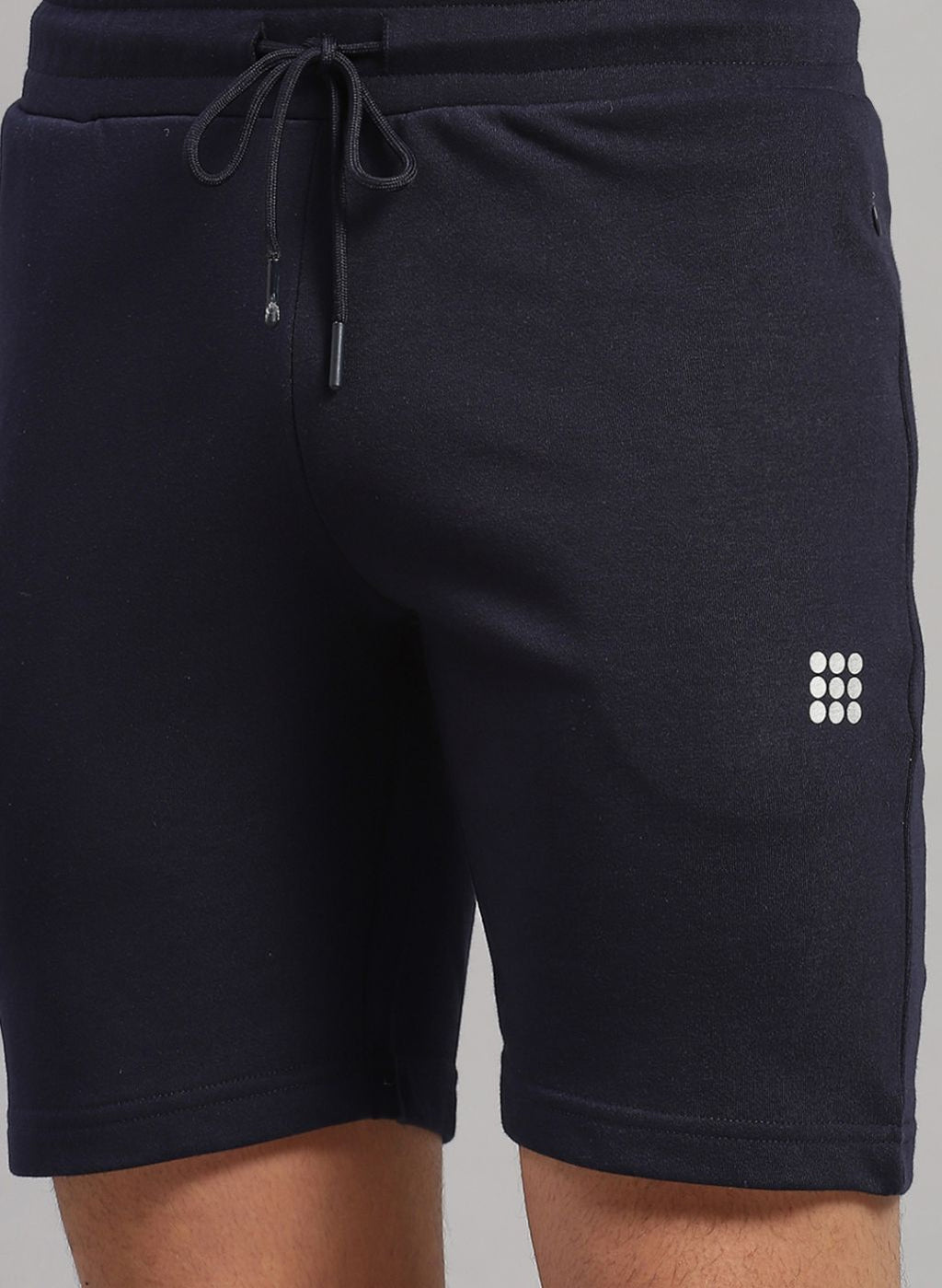 Rock.it Men Navy Blue Solid Short