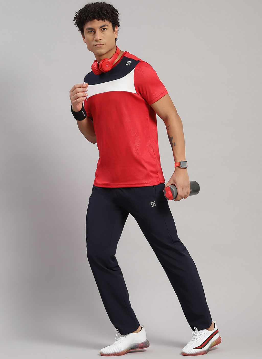 Rock.it Men Navy Blue Regular Fit Lower