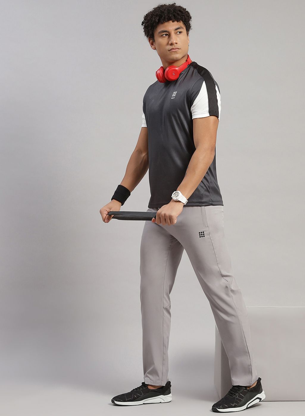 Rock.it Men Grey Regular Fit Lower