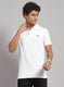 Rock.it Men White Solid T-Shirt