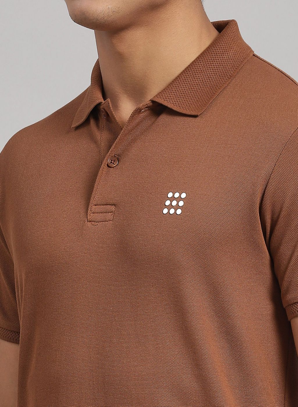 Rock.it Men Brown Solid T-Shirt