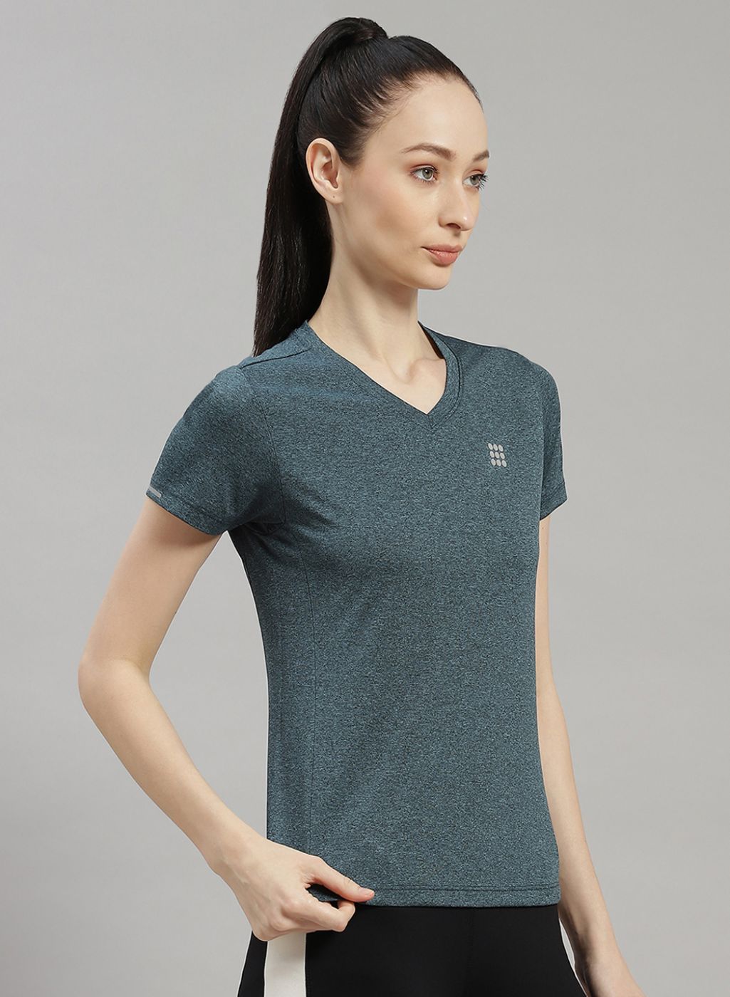 Rock.it Women Green Solid Top