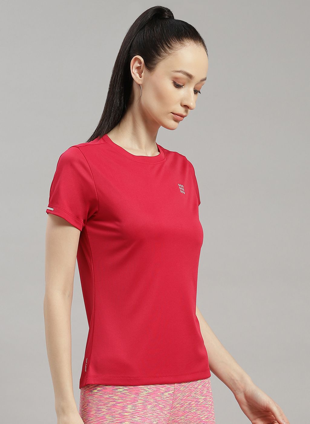 Women Red Solid Top