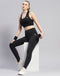 Rock.it Women Black Solid Regular Fit Lower