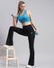 Rock.it Women Black Solid Regular Fit Yoga Pant