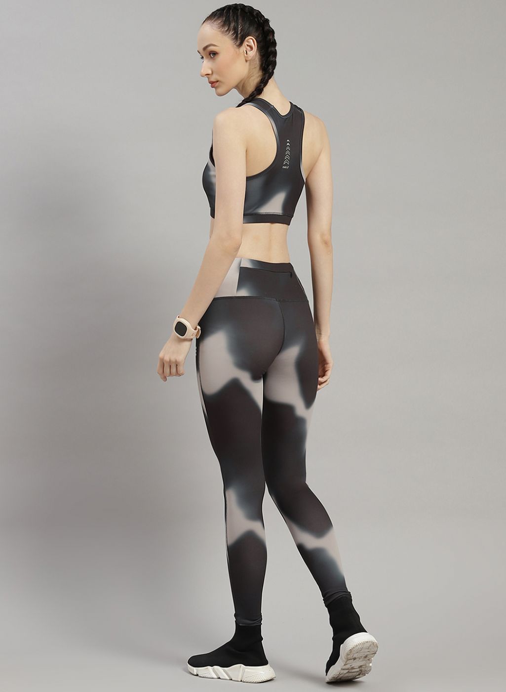 Rock.it Women Green Printed Sports Set