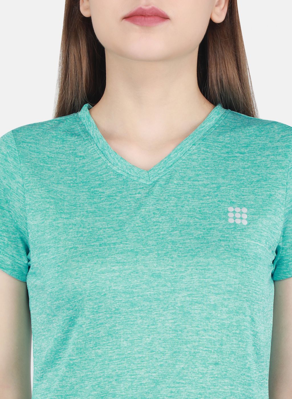 Rock.it Women Sea Green Solid Top