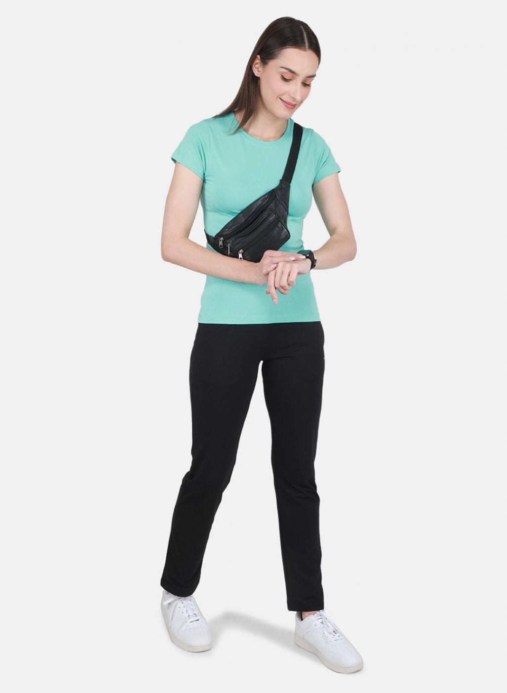 Rock.it Women Turquoise Blue Solid Top