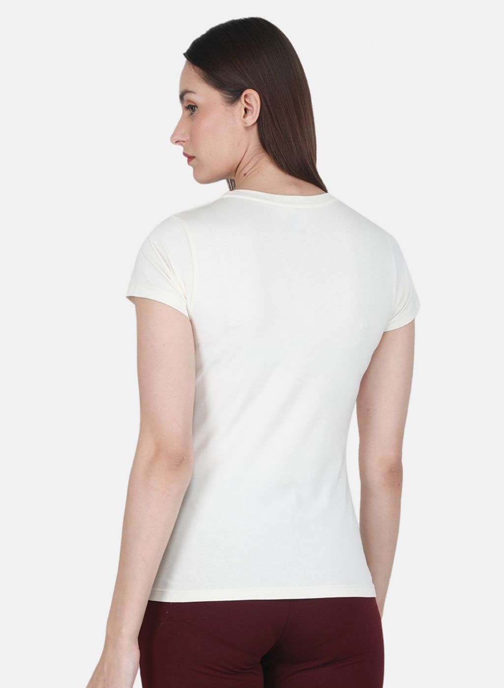 Rock.it Women Off White Solid Top