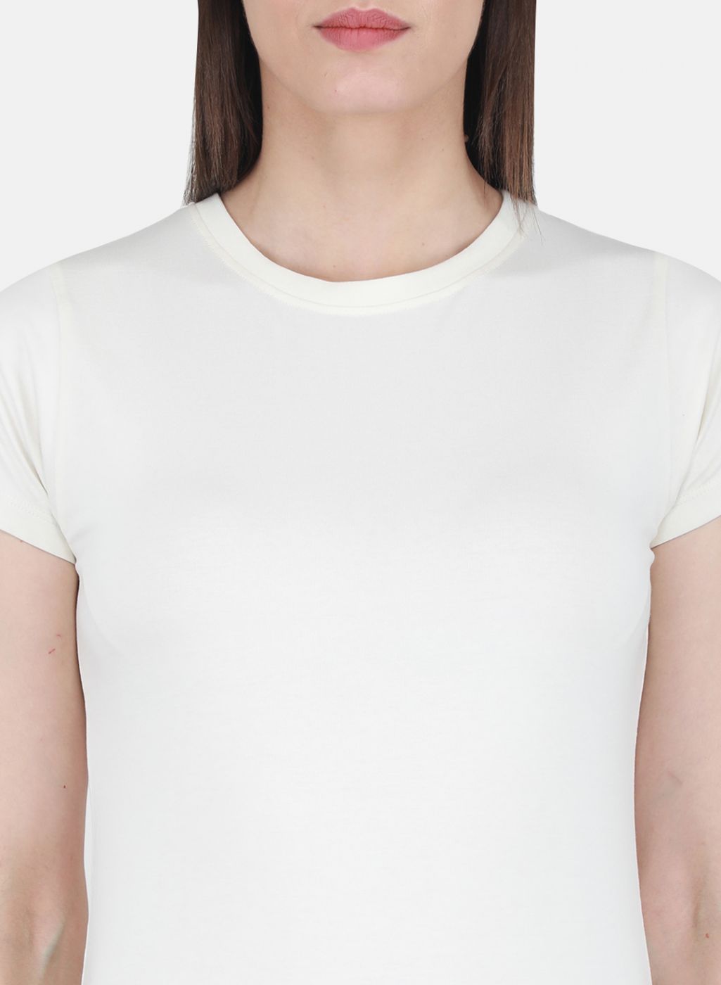 Rock.it Women Off White Solid Top