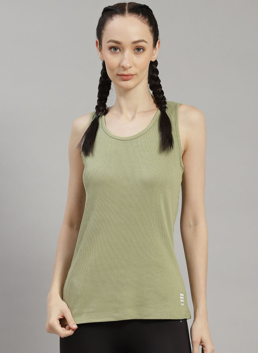 Rock.it Women Green Solid Top