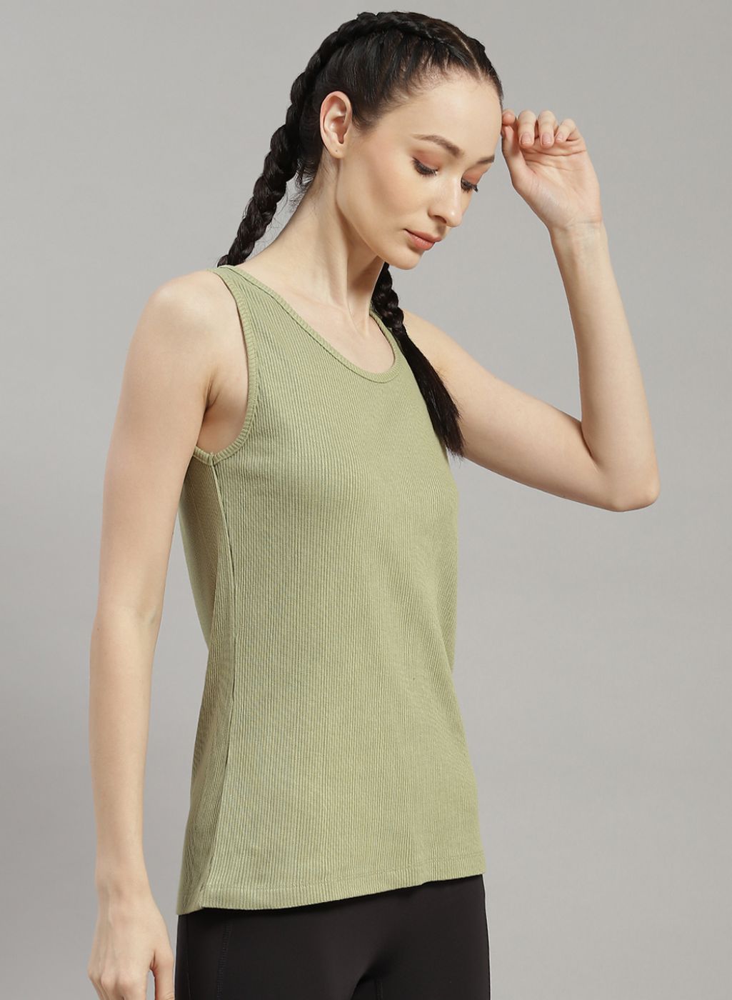 Rock.it Women Green Solid Top