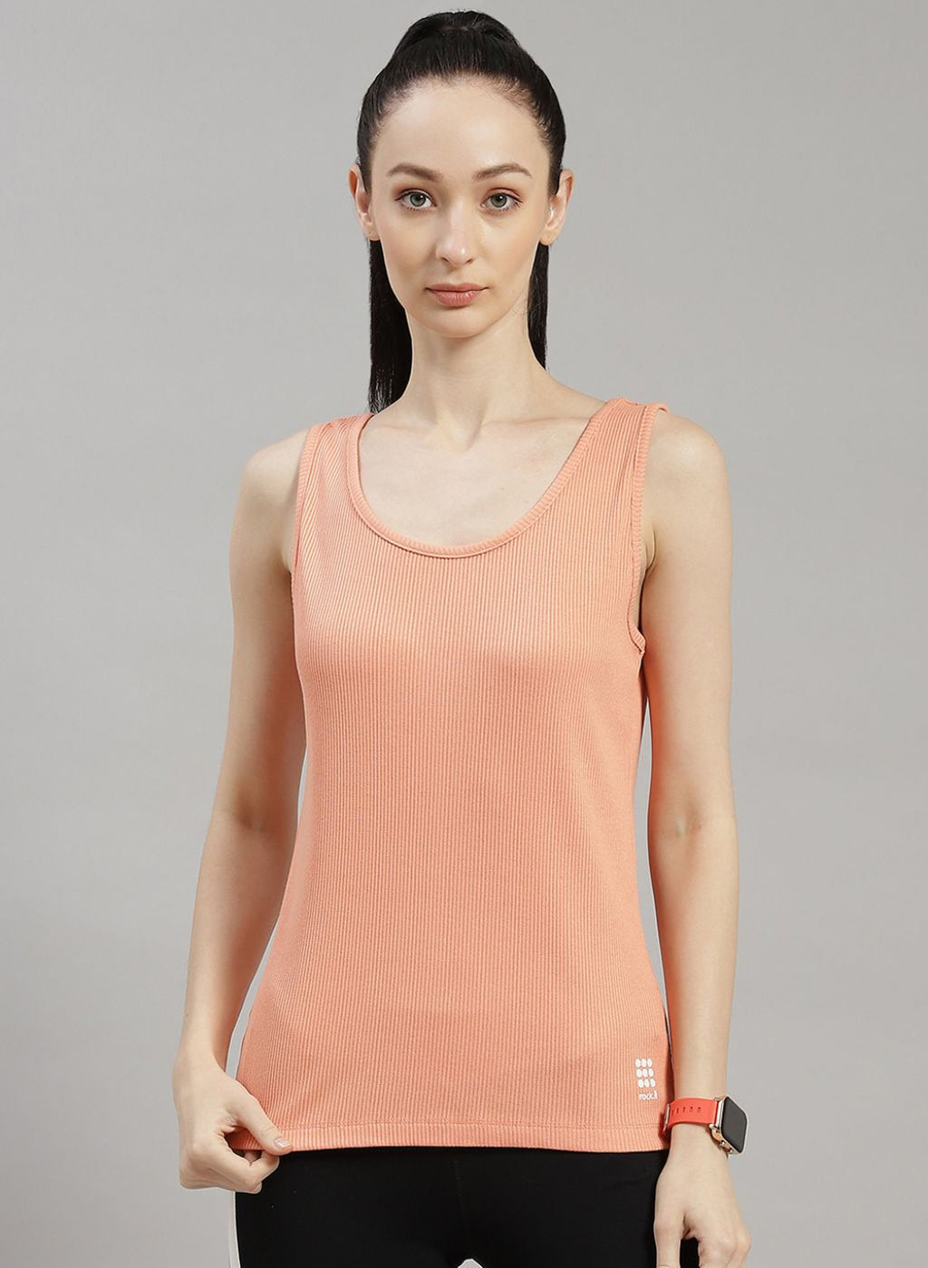 Rock.it Women Peach Solid Top