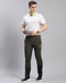 Rock.it Men Olive Self Design Regular Fit Winter Lower