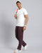 Rock.it Men Maroon Solid Regular Fit Winter Lower