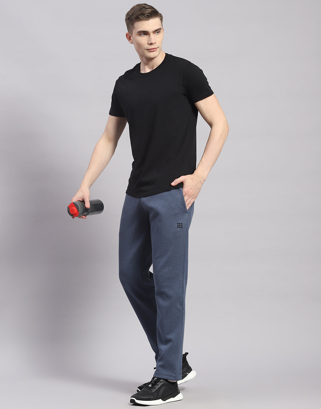 Rock.it Men Blue Solid Regular Fit Lower