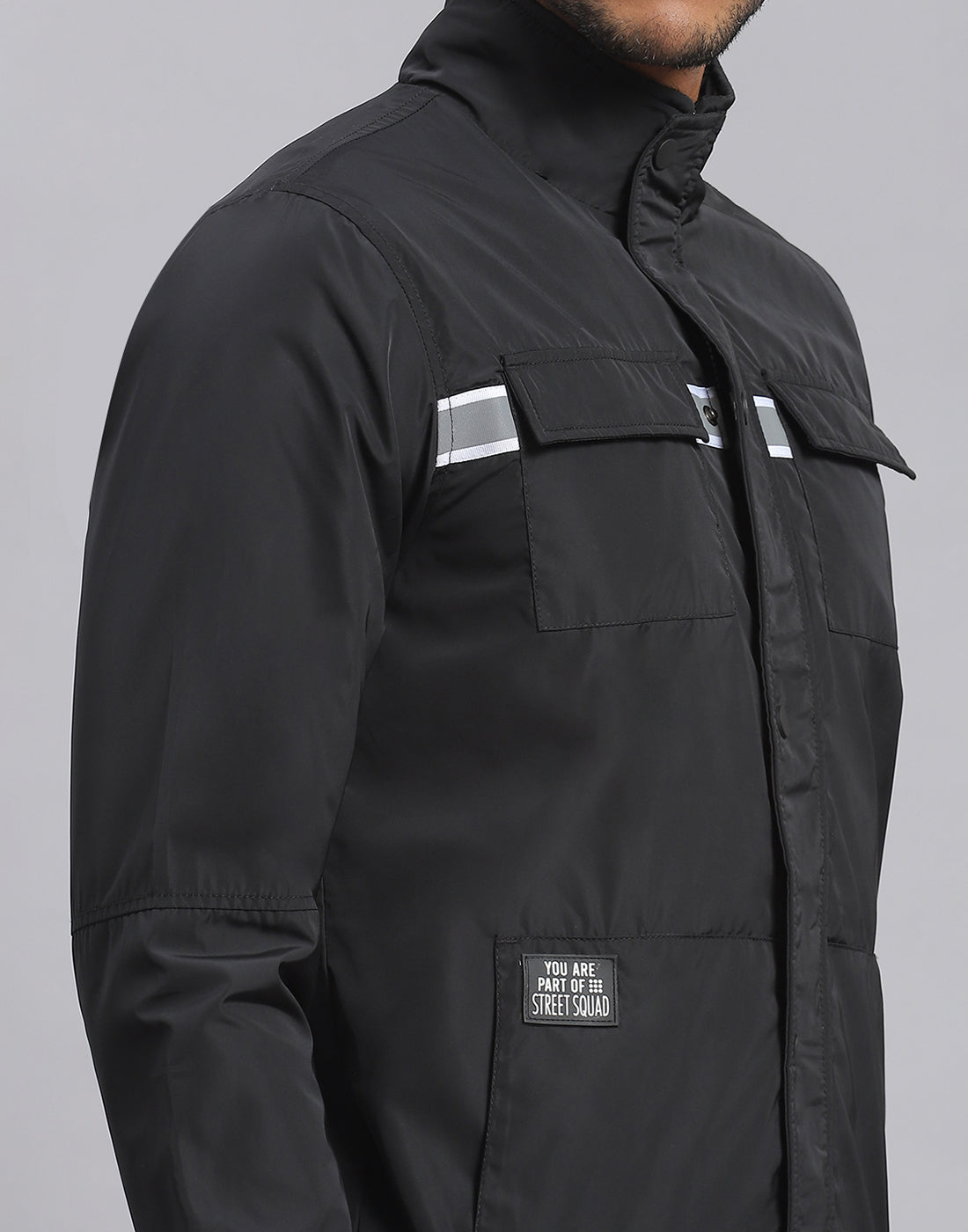 Timc Inc. Stand Collar Jacket/BLACK/M - ナイロンジャケット