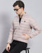 Rock.it Men Grey Solid Stand Collar Full Sleeve Jacket