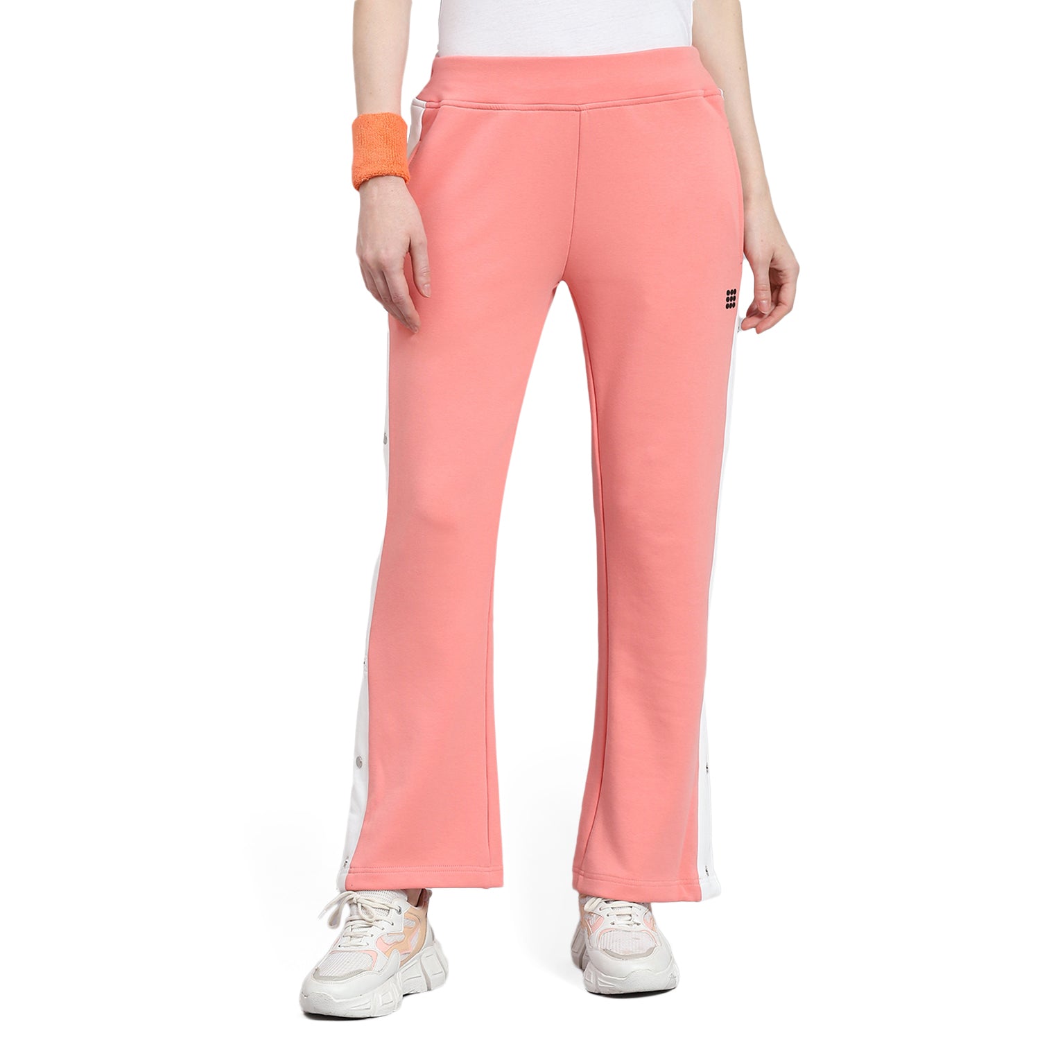 Rock.it Women Pink Solid Regular Fit Lower