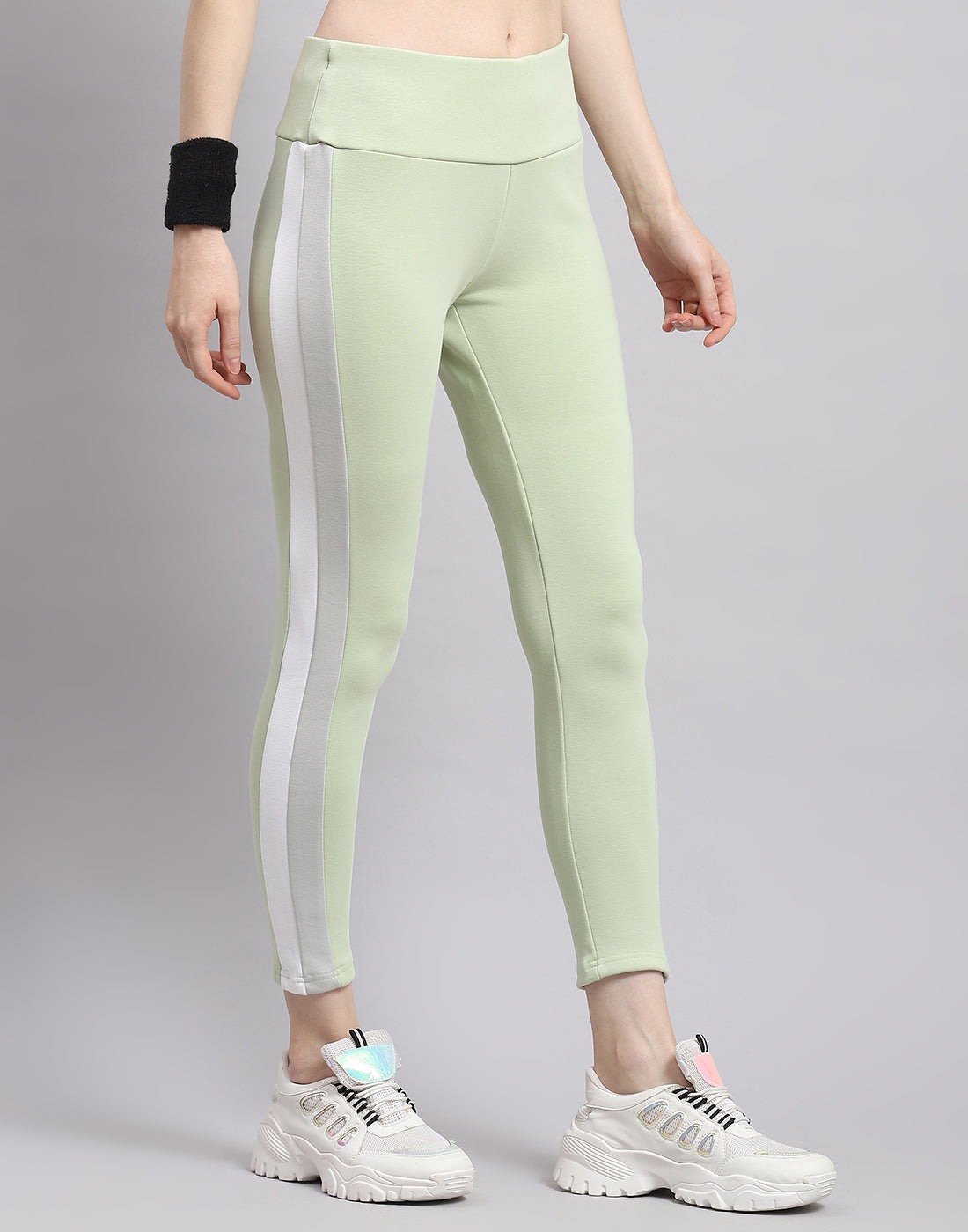 Rock.it Women Green Solid Regular Fit Legging