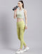 Rock.it Women Green Solid Sports Bra