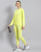 Rock.it Women Yellow Solid Round Neck Full Sleeve Top