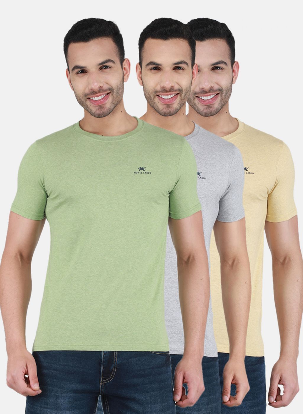Men Multicolor Solid T-Shirt