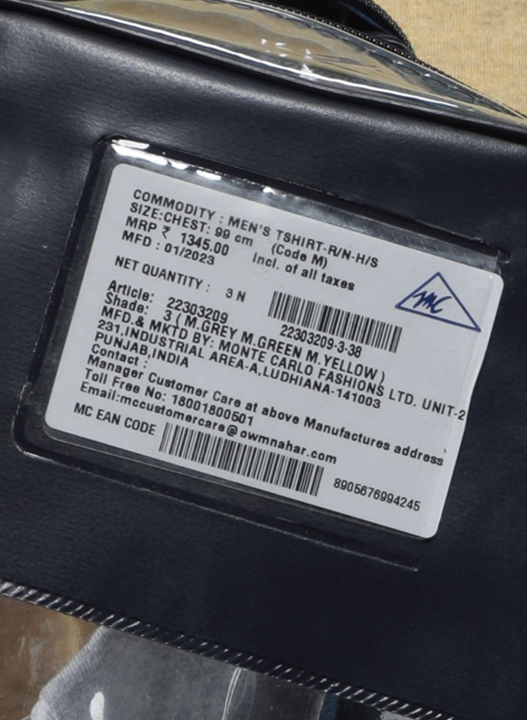 Men Multicolor Solid T-Shirt