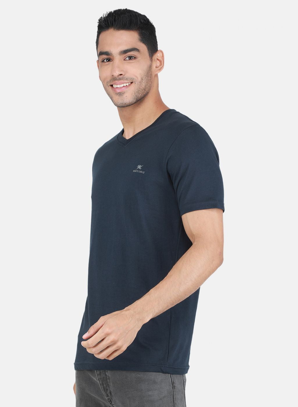Men Multicolor Solid T-Shirt