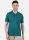 Men Green Solid T-Shirt