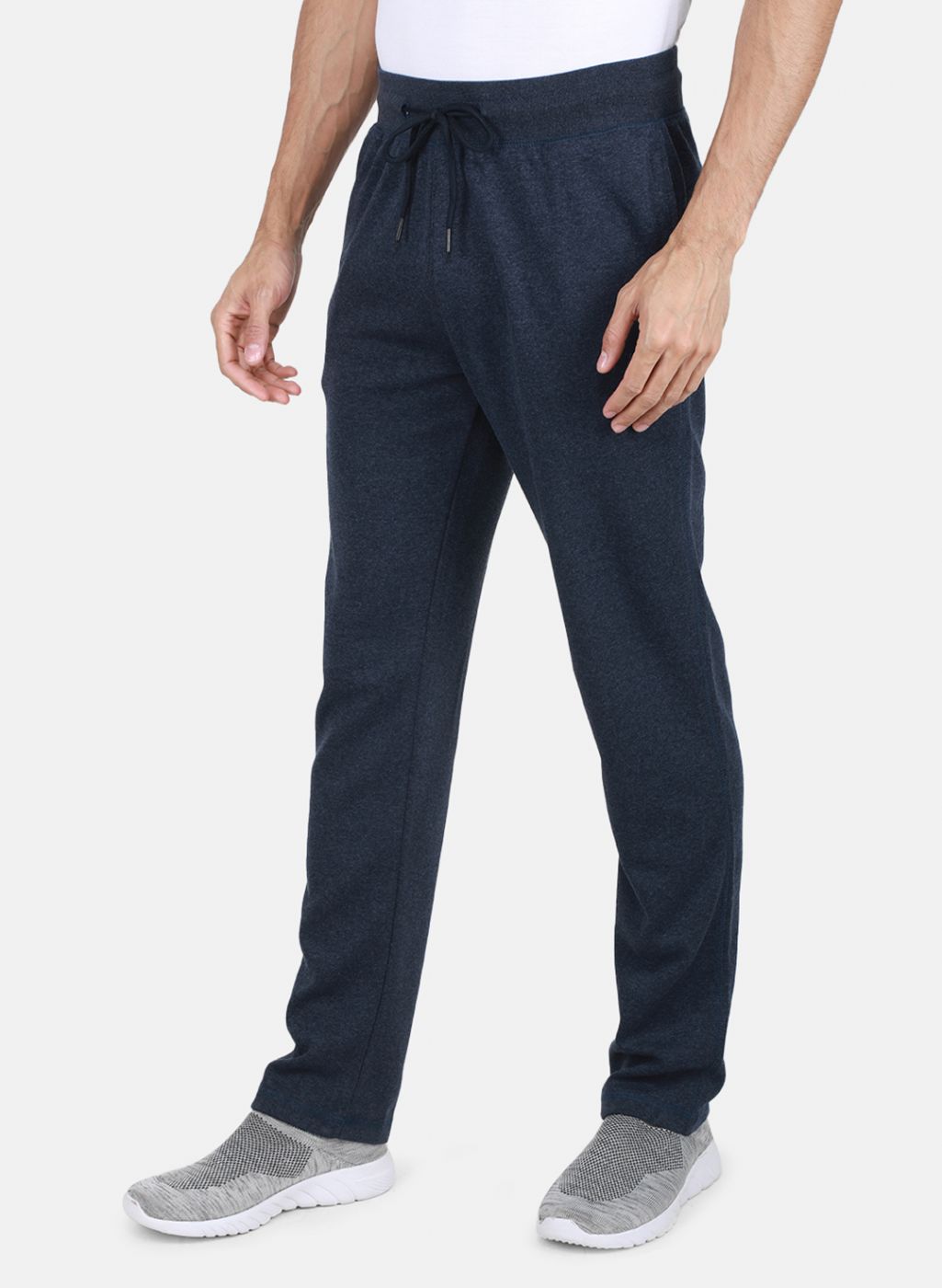 Men Navy Blue Regular Fit Lower