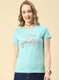 Women Blue Printed Top