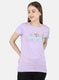 Women Purple Printed Top