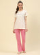 Women Pink Printed Lower Set