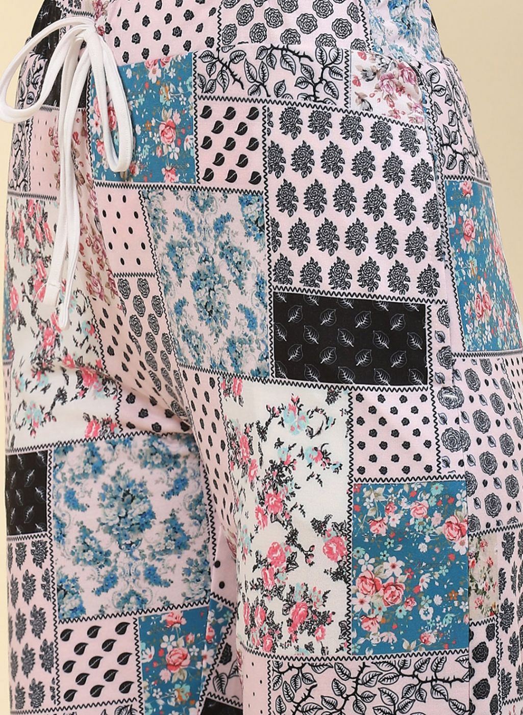 Women Pink Printed Lower Set